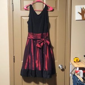 S.L. fashions size 16 satin dress
